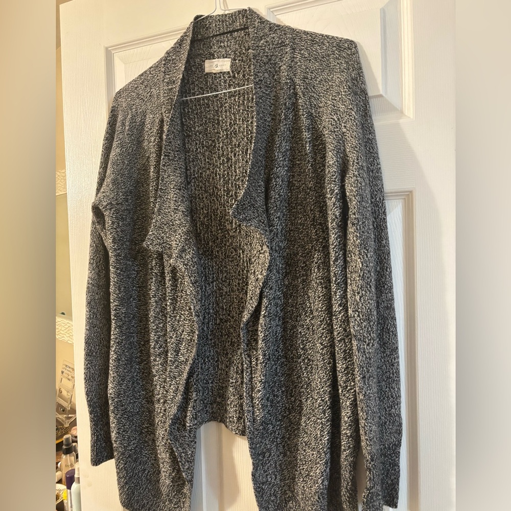 Gray Open Front Lou and Grey Sweater